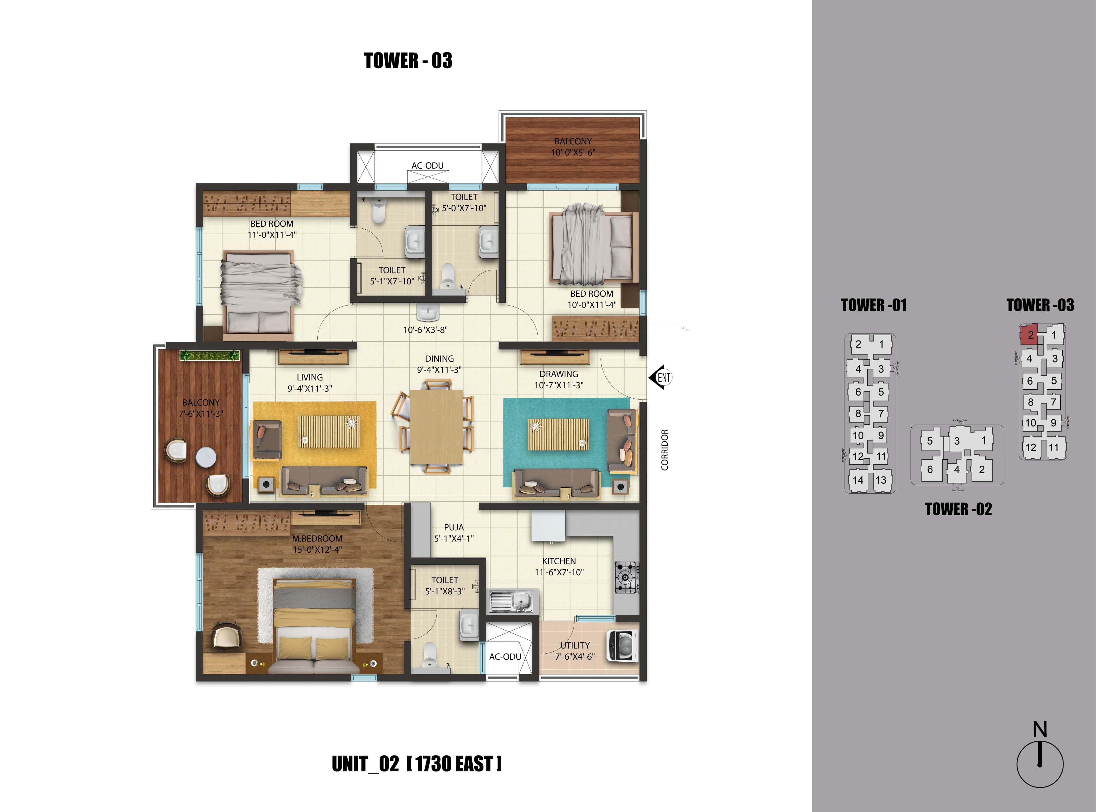 2 & 3 BHK