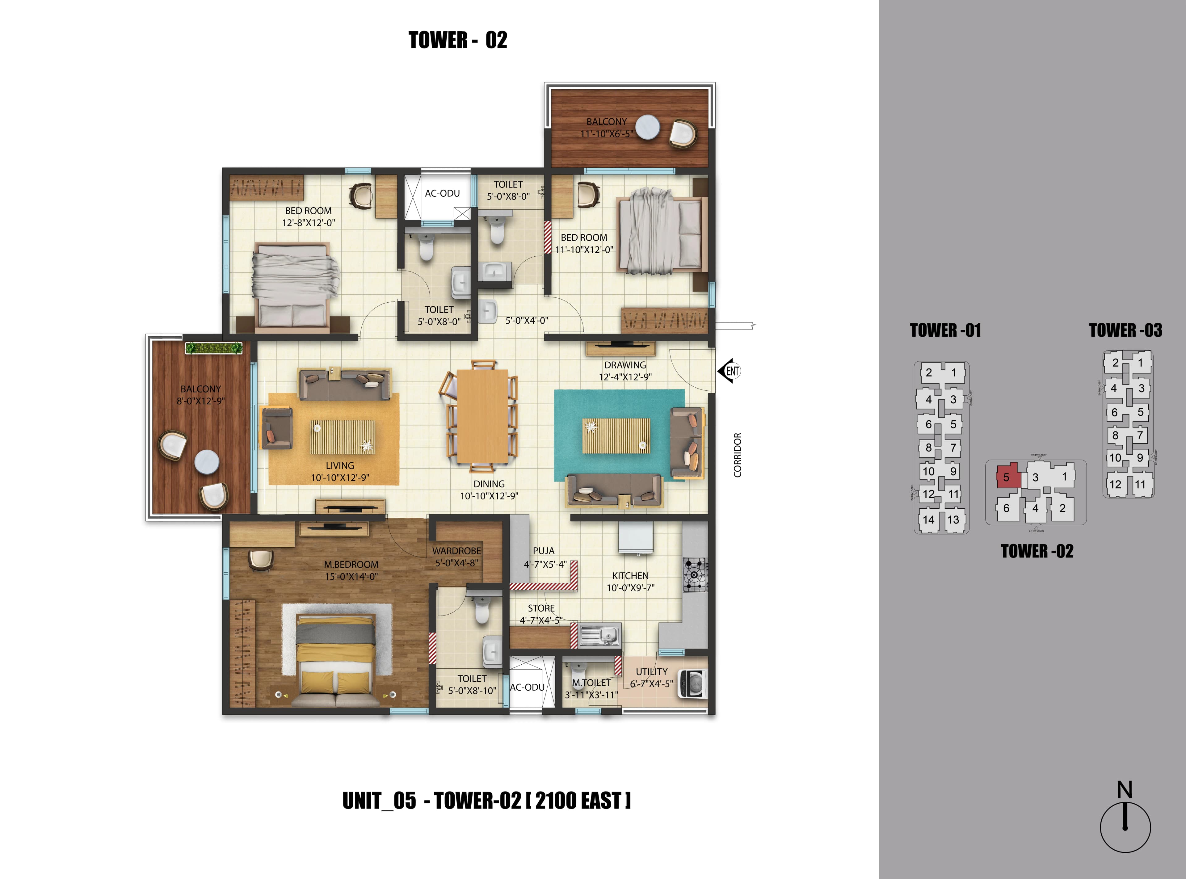 2 & 3 BHK