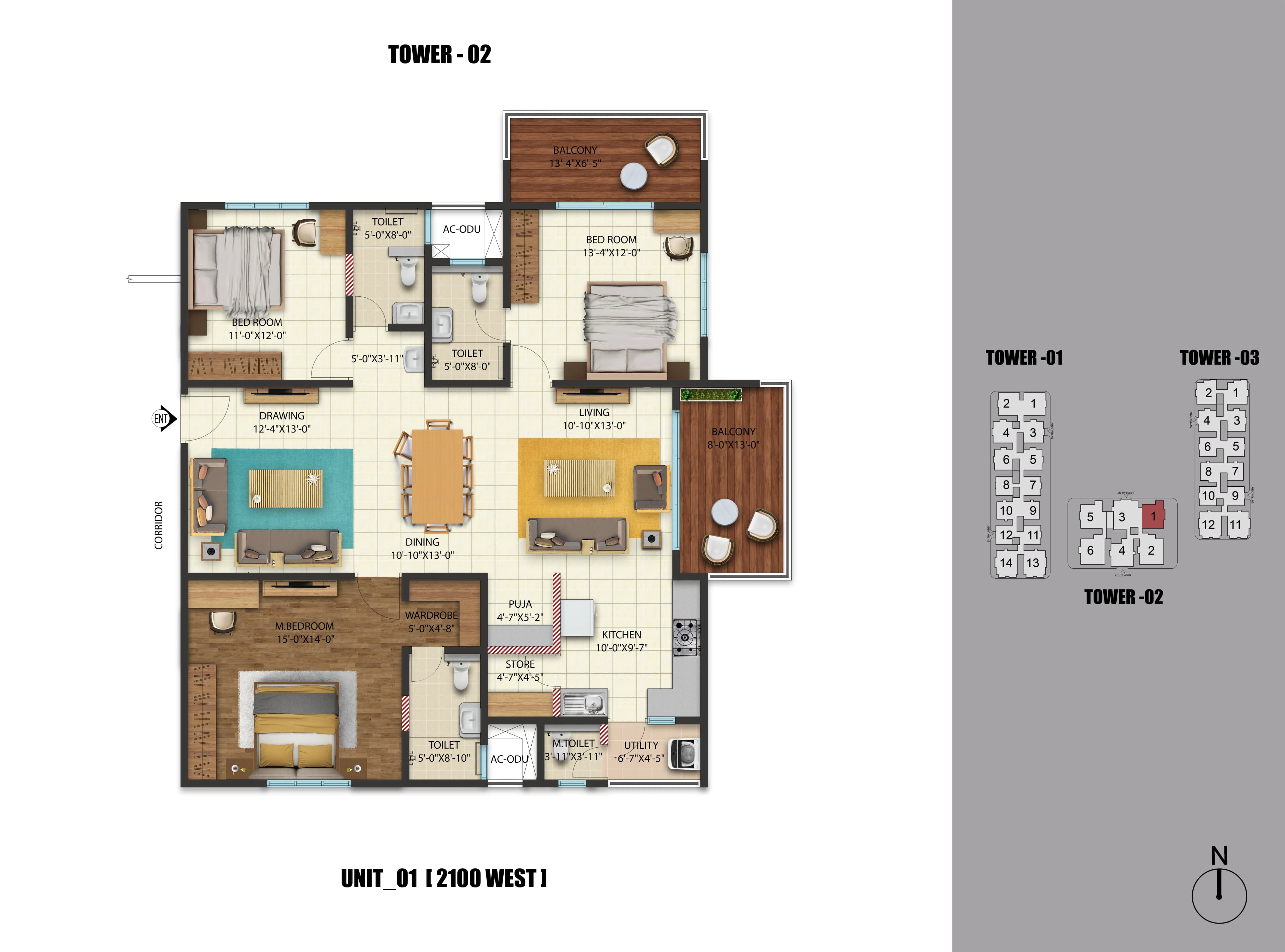 2 & 3 BHK