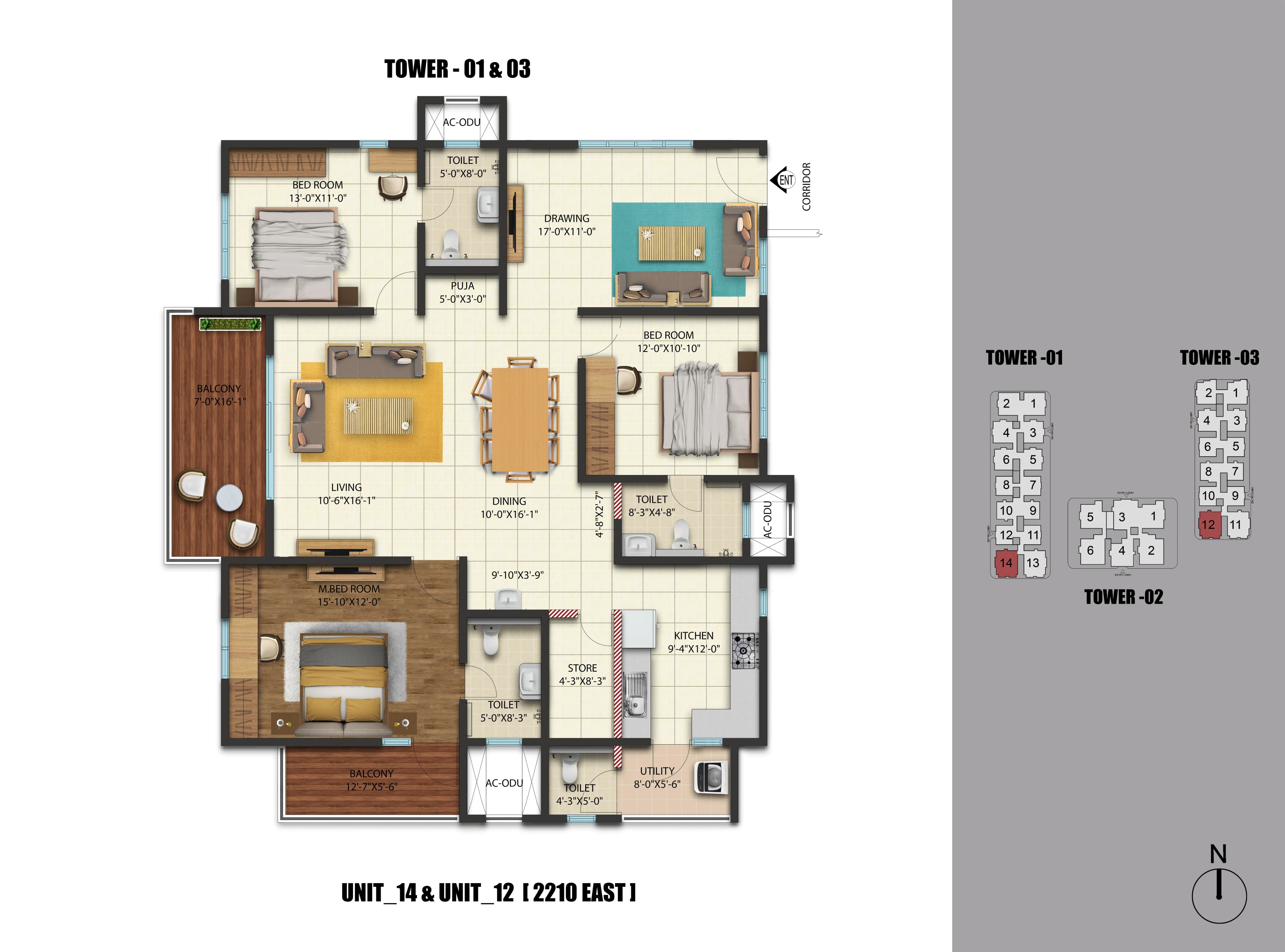 2 & 3 BHK